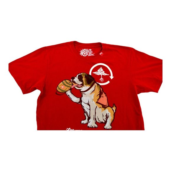 Mens LNG Premium Fit‎ Short Sleeve Graphic Tee Red Sz XL - Picture 2 of 4